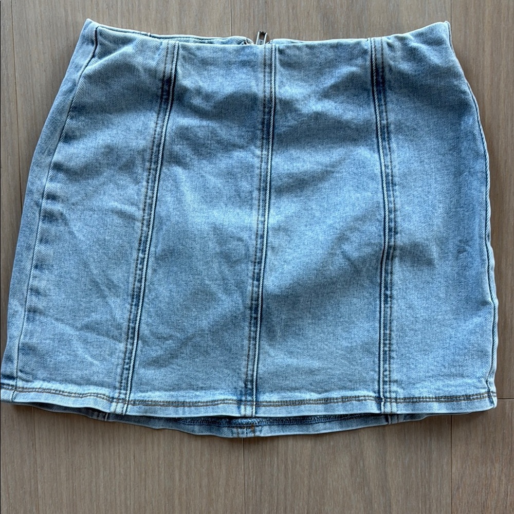 Denim Mini Skirt